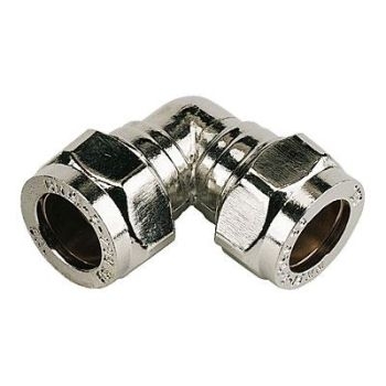 22mm Chrome Compression Elbow CCE-22 Image 1