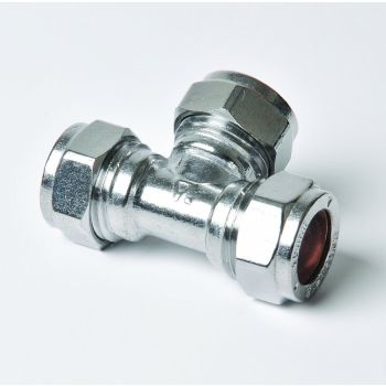 15mm Chrome Compression Tee CCET-15 Image 1