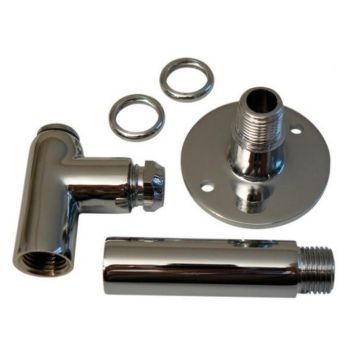 3 Part Gas Fire Fixing Kit - Chrome BFGASRKITCP Image 1