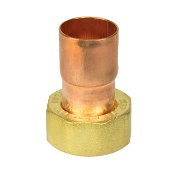 1" x 28mm Copper Gas Meter Union BFGMUCOP-28F Image 1