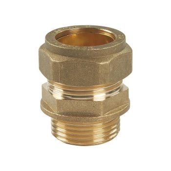 Compression 15mm x 3/8" Straight Coupling CxMI COSAM-15C Image 1