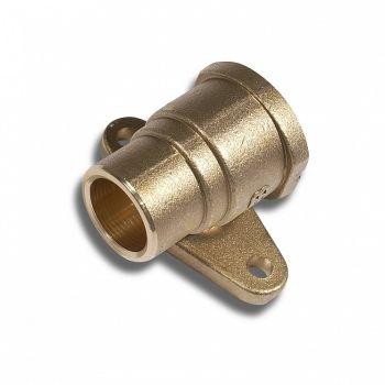 Endfeed 15mm x 1/2" Straight Wall Plate EFWPS-15D Image 1