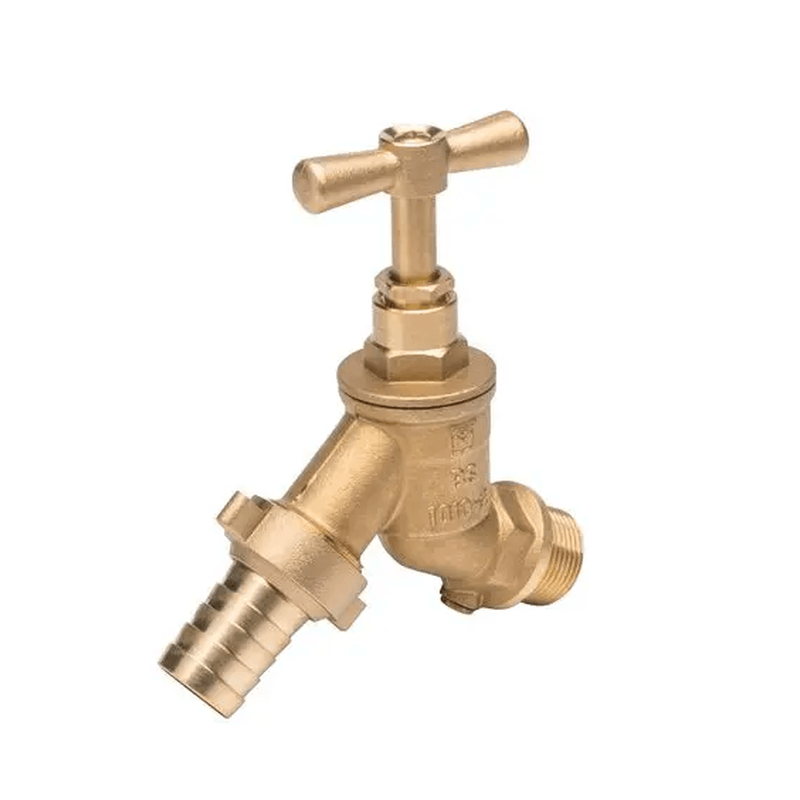 Plasson Bib Tap (DZR) c/w DCV 1/2" PV9056005 Image 1