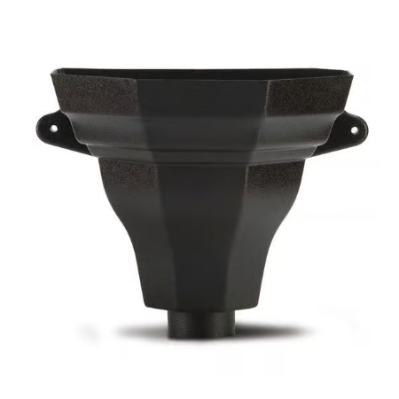 Polypipe Elegance Decorative Hopper - Black CIRH1BK Image 1