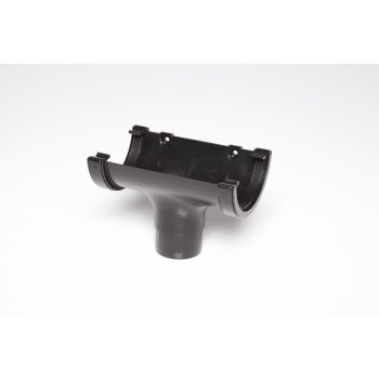 Polypipe Elegance Running Outlet - Black CIRO1BK Image 1