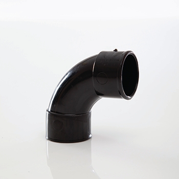 Polypipe 32mm System 2000 Swept Bend - Black MU114B Image 1