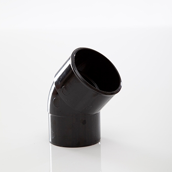 Polypipe 50mm System 2000 Spigot 45 - Black MU305B Image 1