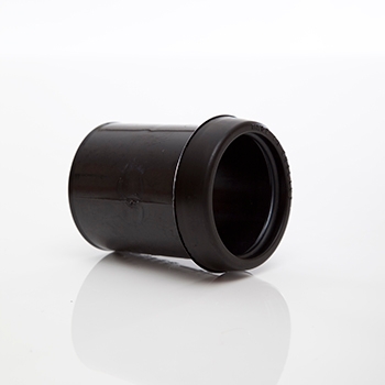 Polypipe 50mm System 2000 Swept Tee - Black MU316B Image 1