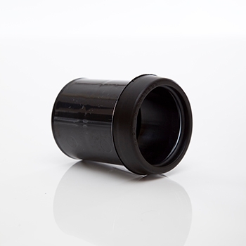 Polypipe 50mm System 2000 Expansion Coupling - Black MU320B Image 1