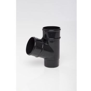 Polypipe 68mm 112.5 degree Branch - Black RR129B Image 1