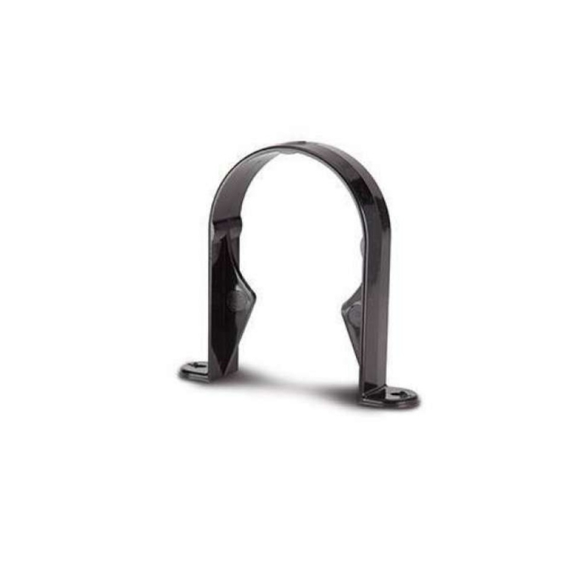 Polypipe 68mm Socket Bracket - Black RR138B Image 1