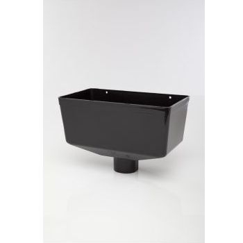 Polypipe 68mm Hopper Head Medium - Black RR140B Image 1