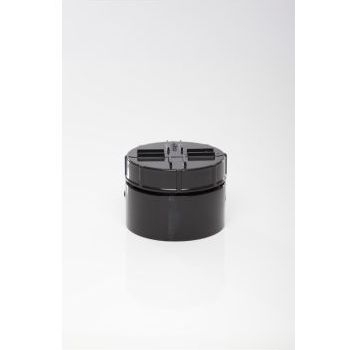 Polypipe 110mm Access Cap Socket Tail - Black SA63B Image 1