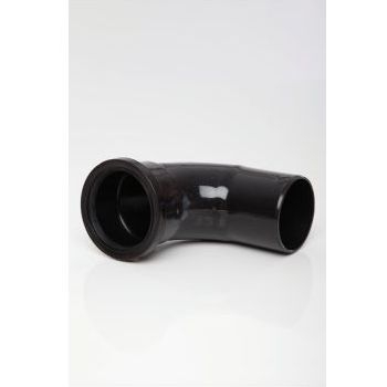 Polypipe 82mm Bend 92.5 degree Single Socket - Black SB309B Image 1