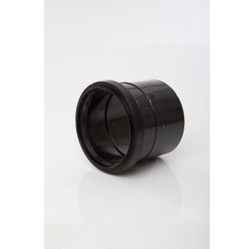 Polypipe 110mm Single Socket - Black SH43B Image 1