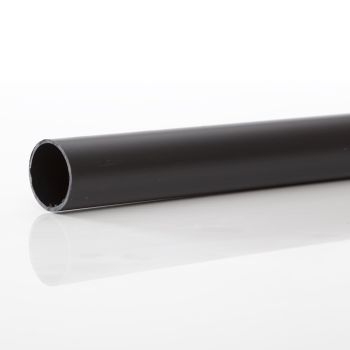 Polypipe 40mm 3m Wastepipe - Black WS12B Image 1