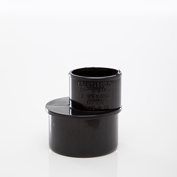 Polypipe 50 x 32mm Reducer - Black WS202B Image 1