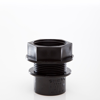 Polypipe 32mm Tank Connector - Black WS35B Image 1