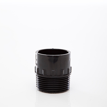 Polypipe 32mm Male Iron Adaptor - Black WS46B Image 1