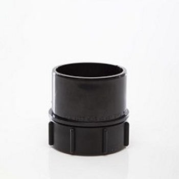 Polypipe 50mm Screwed Access Plug - Black WS72B Image 1
