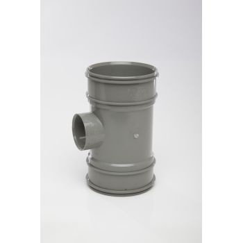 Polypipe 110mmSystem 2000 50mm Double Socket Boss Pipe BP424SG Image 1