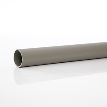 Polypipe 40mm System 2000 3m MuPVC Wastepipe MU203SG Image 1