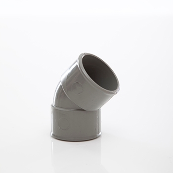 Polypipe 40mm System 2000 MuPVC Obtuse Bend MU213SG Image 1