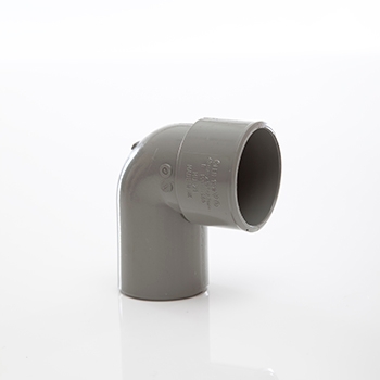 Polypipe 40mm System 2000 90 degree MuPVC Spigot MU221SG Image 1
