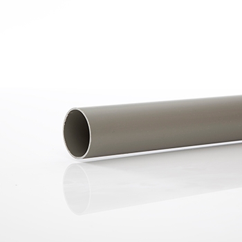 Polypipe 50mm System 2000 3m MuPVC Wastepipe - Grey MU303SG Image 1