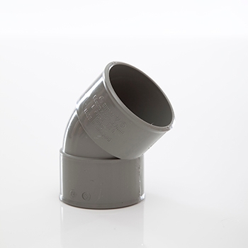 Polypipe 50mm System 2000 MuPVC Obtuse Bend MU313SG Image 1