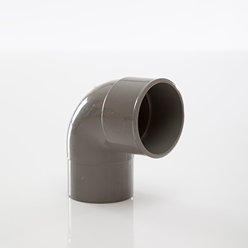 Polypipe 50mm System 2000 90 degree MuPVC Spigot MU321SG Image 1