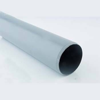 Polypipe 110mm Plain 3m Pipe - Grey P430G Image 1