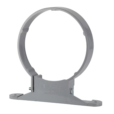 Polypipe 160mm Pipe Clip - Grey SC64G Image 1