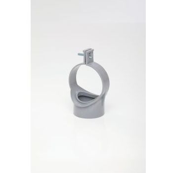 Polypipe 82mm Strap Boss - Grey SG30G Image 1