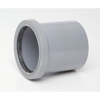Polypipe 82mm Single Socket - Grey SH33G Image 1
