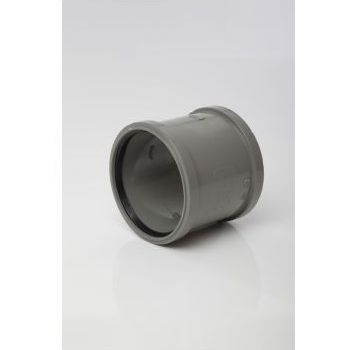 Polypipe 110mm System 2000 Double Socket SH44SG Image 1