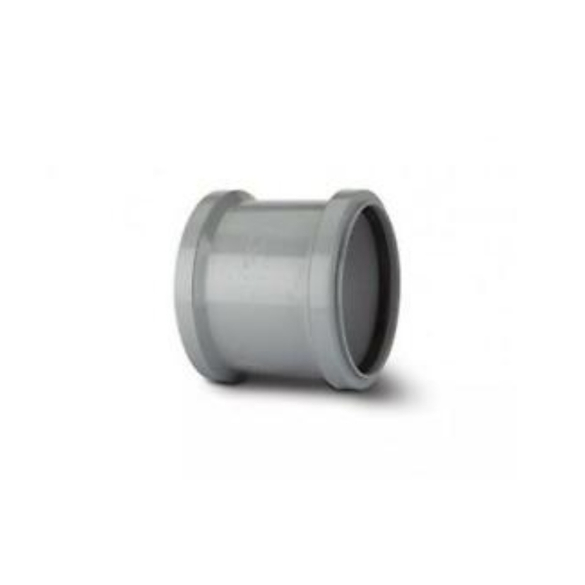 Polypipe 110mm Double Socket Slip - Grey SH45G Image 1