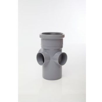 Polypipe 110mm Single Boss Pipe - Grey SJ454G Image 1