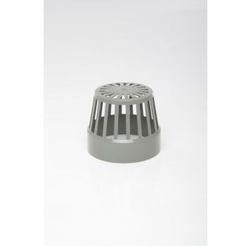 Polypipe 110mm Vent Terminal - Grey SV42G Image 1