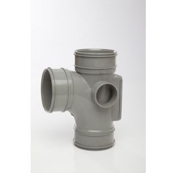 Polypipe 4" System 2000 92.5 degree Access Branch SWA09SG Image 1