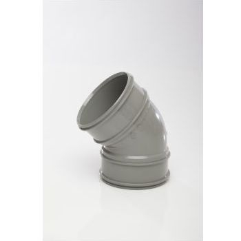 Polypipe 110mm System 2000 135 degree Double Socket Bend SWB18SG Image 1
