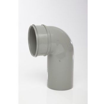 Polypipe 110mm System 2000 90 degree MxF Close Bend SWB47SG Image 1