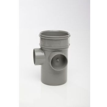 Polypipe 110mm System 2000 Single Socket Short Boss SWE59SG Image 1