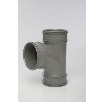 Polypipe 110mmSystem 2000 92.5 degree Short Branch SWT29SG Image 1