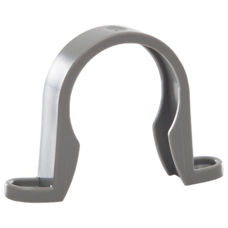 Polypipe 40mm Pushfit Pipe Clip - Grey WP34G Image 1