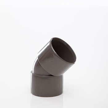 Polypipe 32mm 135 degree Obtuse Bend - Grey WS17G Image 1