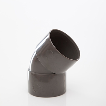 Polypipe 40mm 135 degree Obtuse Bend - Grey WS18G Image 1