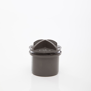 Polypipe 32mm Screwed Access Plug - Grey WS29G Image 1