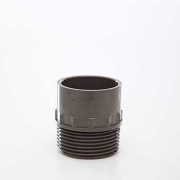 Polypipe 32mm Male Iron Adaptor - Grey WS46G Image 1