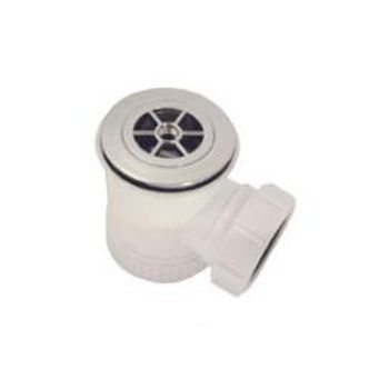 Polypipe 19mm Seal Shower Trap - White PST1 Image 1